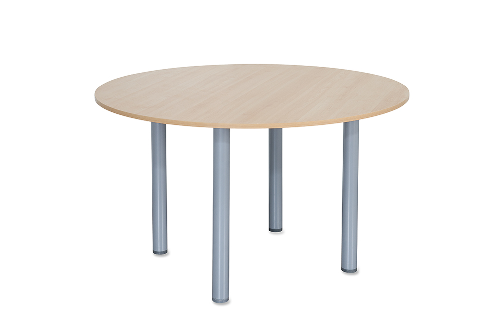 Budget Maple Round Meeting Table 1200 dia