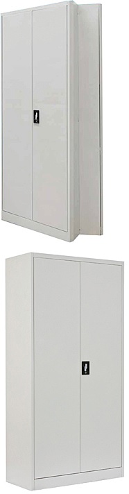 Budget Metal Cupboard with 4 shelves 1850x850x400