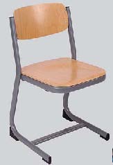 Beech seat and back Cantilever Chair 430