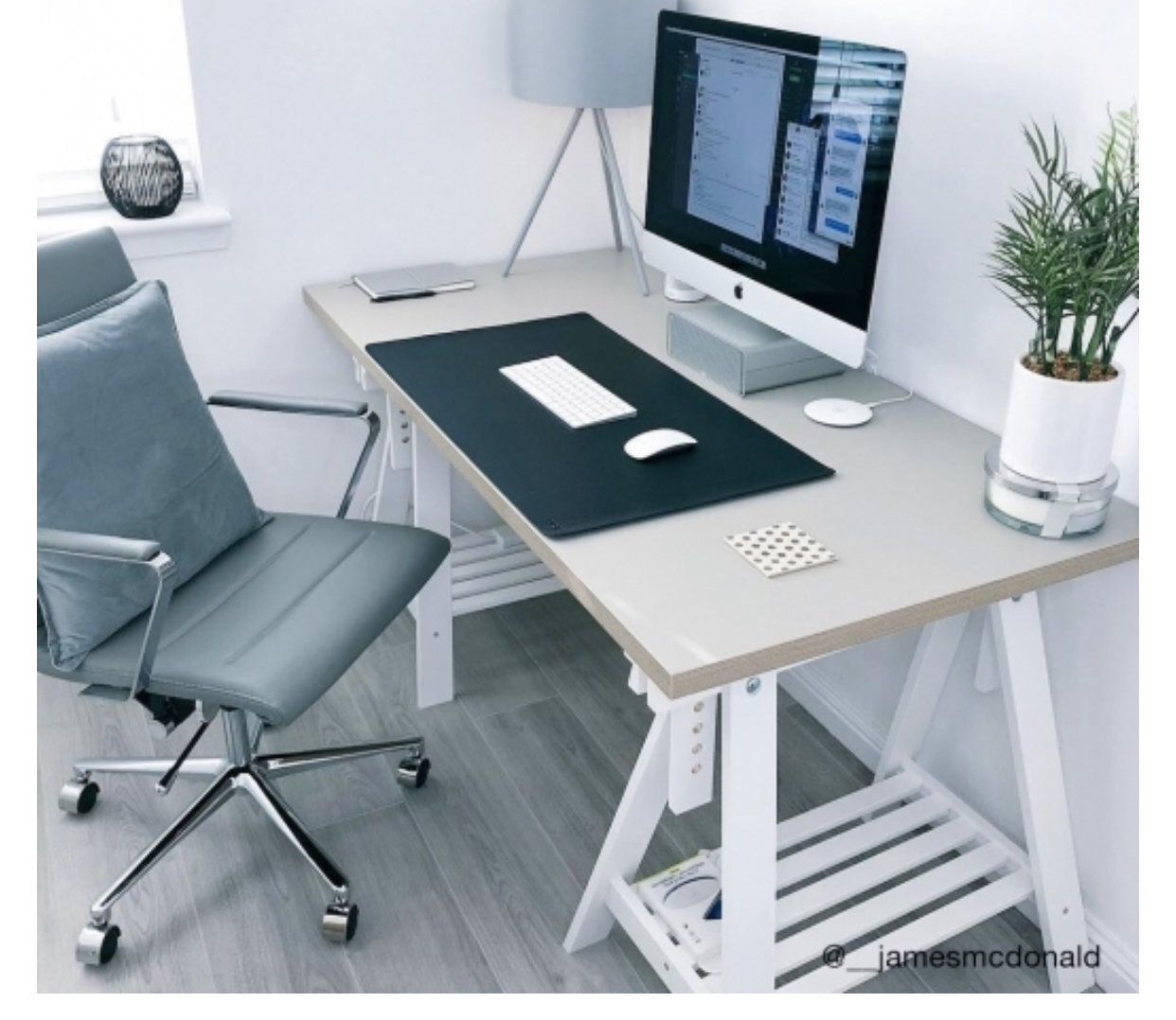 Classic Designer Epsom Office  Executive Chair Grey 