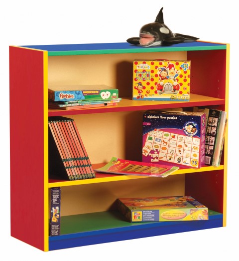 Colour My World medium bookcase with 2 adjustable shelves