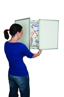 Confidential Lockable Whiteboard (Non Magnetic) 1200 x 1200 mm