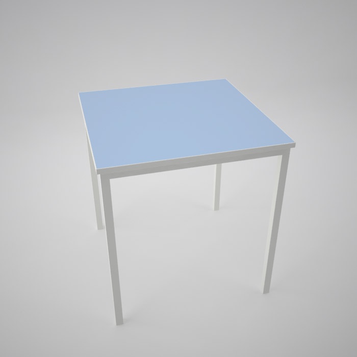 Contemporary colour top table Brilliant Blue