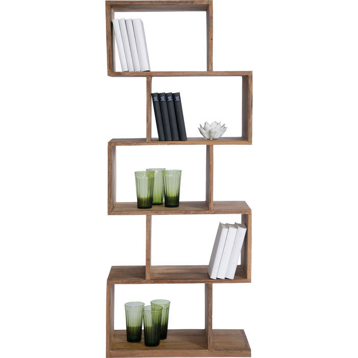 Designer 5 tier wooden bookcase 1500h X 300 d X 600w