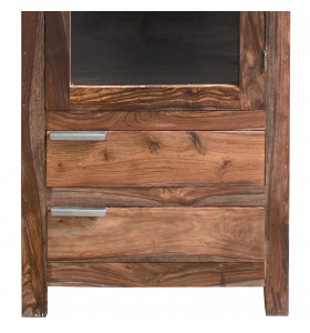 Designer Display Cabinet 2 drawers 1800h X 670w X 400d