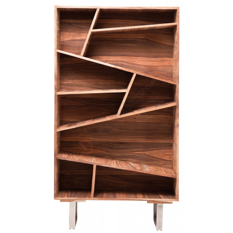 Designer bookcase with sloping shelves  1820 h X 420 d X 1000 w