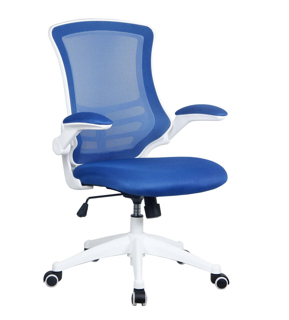 Designer mesh chair Blue  and White