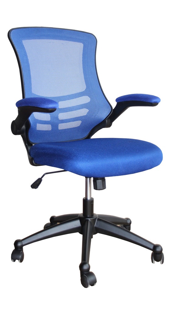 Designer mesh chair blue