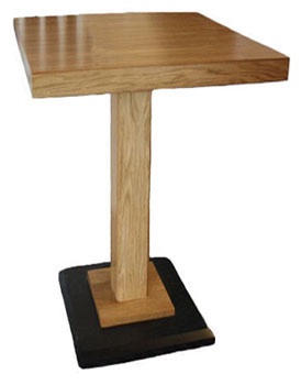 Double or single pedestal Oak table range various sizes light or dark oak