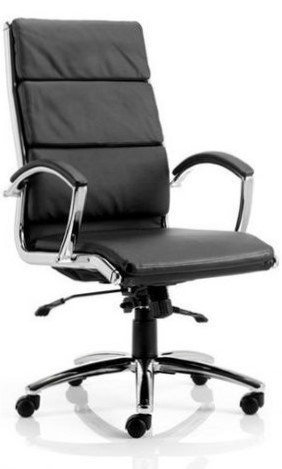 Designer Epsom Classic High Back Chair Black