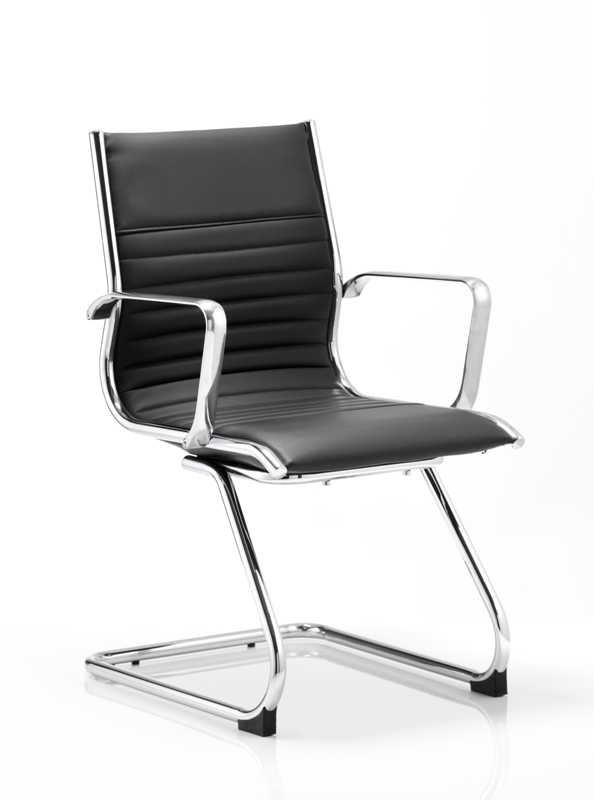 Designer Epsom Ritz Cantilever Chair Black