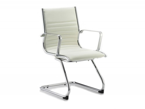 Designer Epsom Ritz Cantilever Chair Ivory