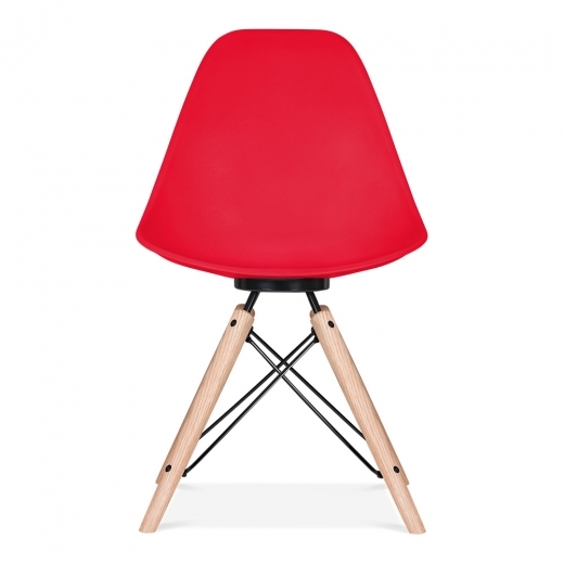 Designer Epsom leg designer chair  Red Shell back bracket