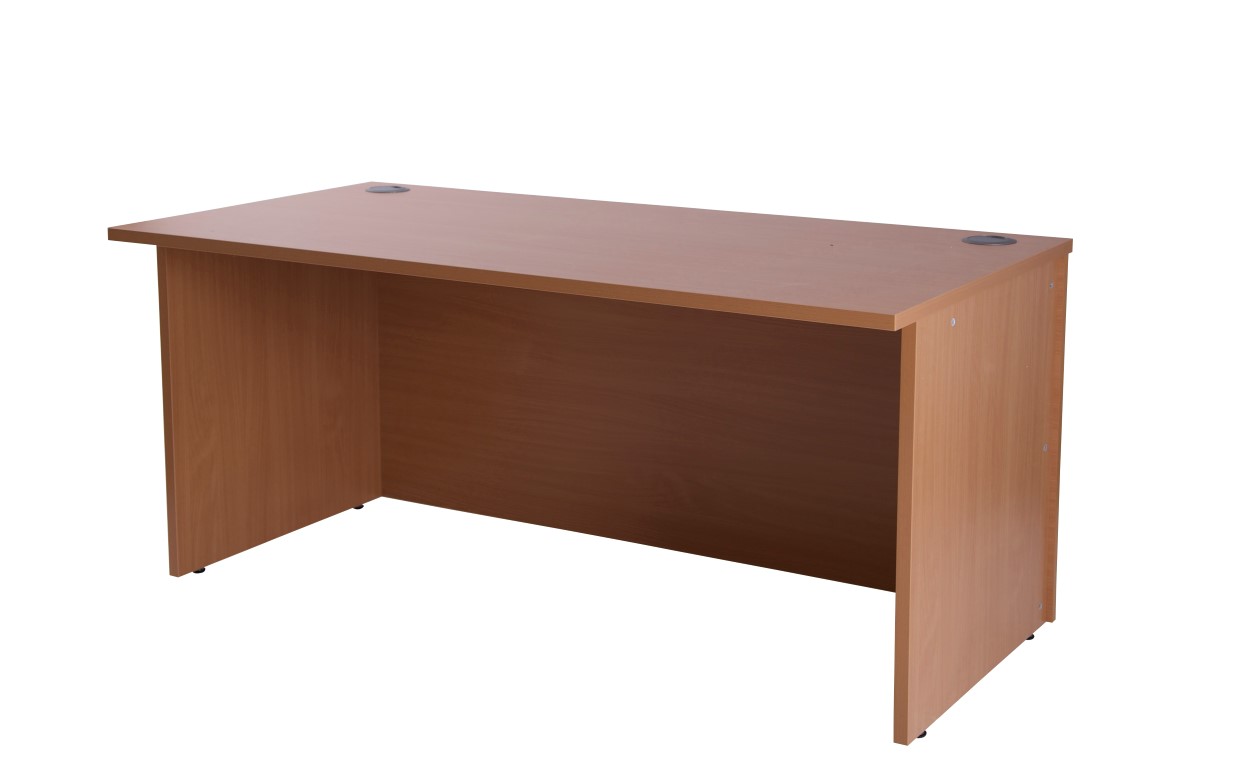 Bonjour 1600 reception counter Warm Beech shown with hood (sold separately) 