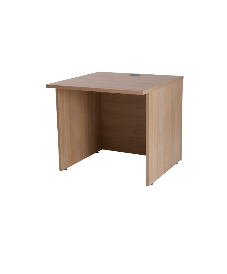 Bonjour 800 reception counter Blonde Oak shown with hood (sold separately) 