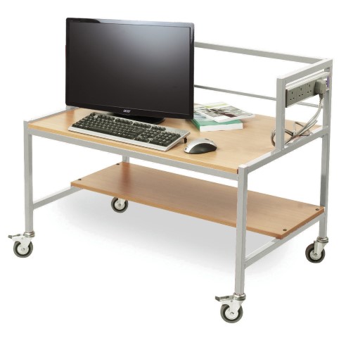 Fixed height single tier trolley