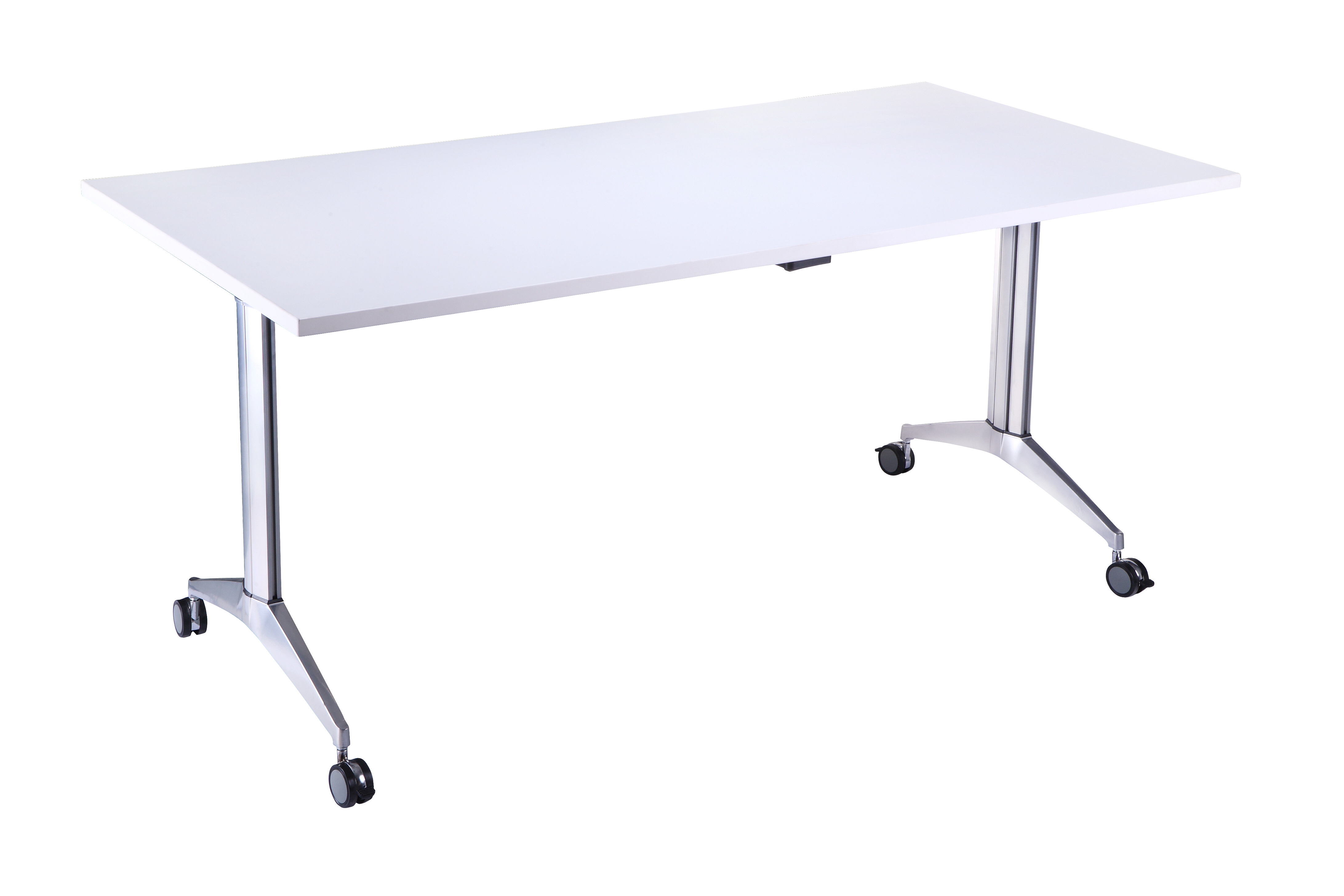 Deluxe Flip Top Mobile folding meeting table with linking device
