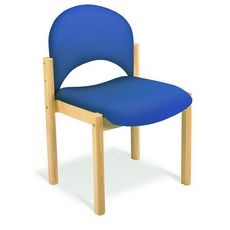 Harlekin Meeting Chair express ex stock black,blue or red with beech frame