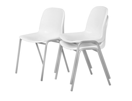 Harmony Antimicrobial chair in white , green or blue