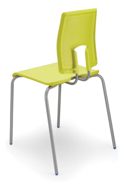 Hille designer SE stacking chair two tone colours and 6 different seat  heights 