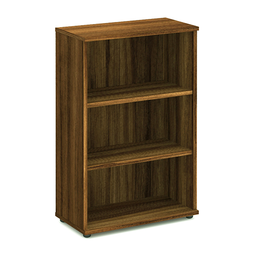 Impulse 1200 Bookcase Walnut for office , library , classroom or home office 