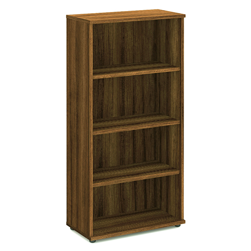 Impulse 1600 Bookcase Walnut for office , library , classroom or home office 