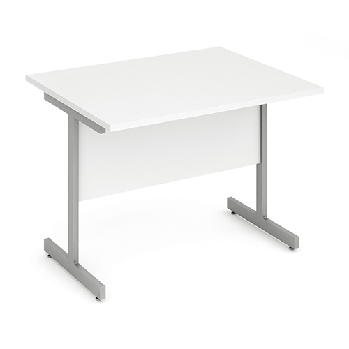 Impulse Cantilever 1000 Return Desk White