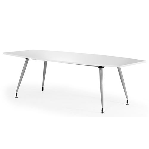 2400 BOARDROOM TABLE HIGH GLOSS WHITE