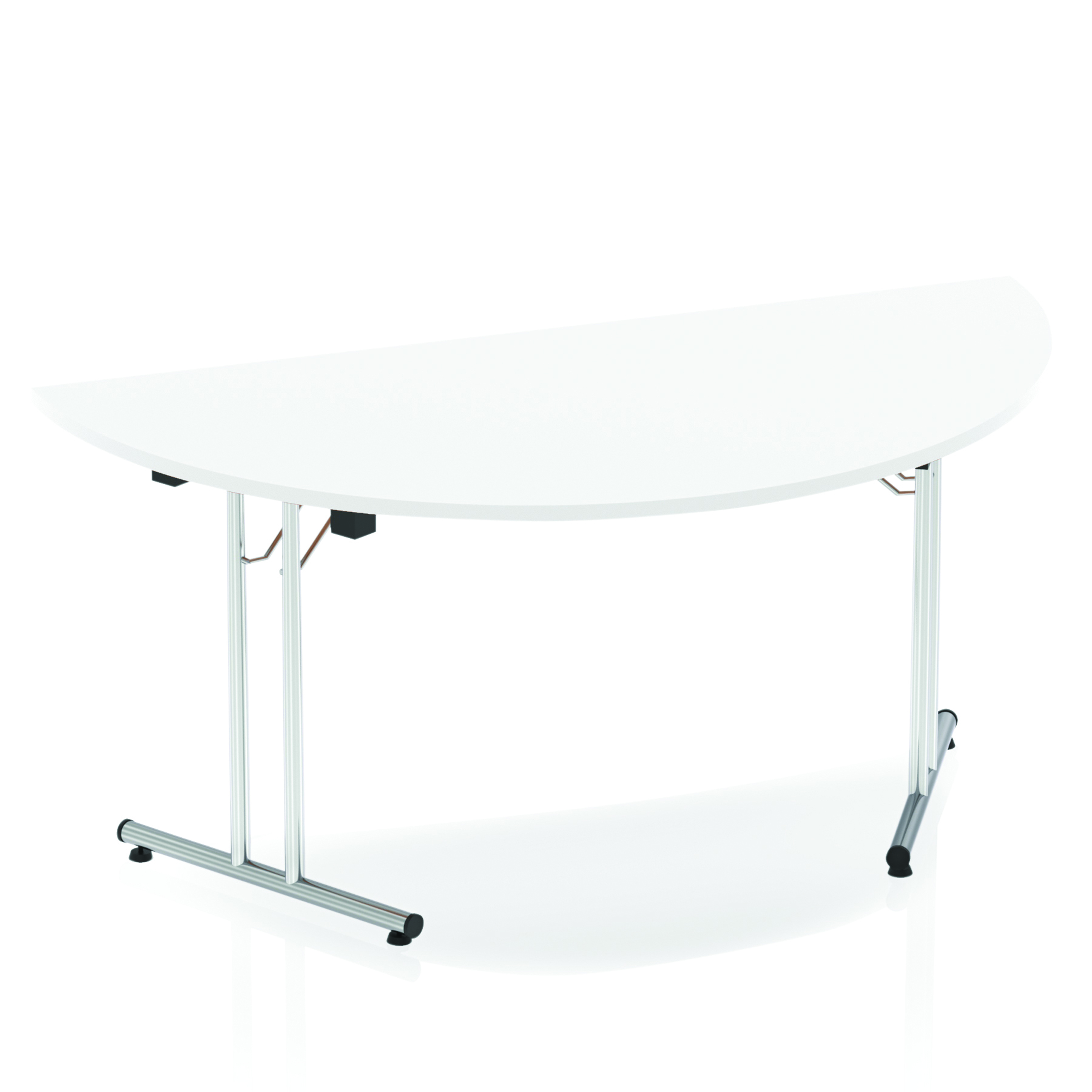 Impulse 1600 Folding Semicircle Table White