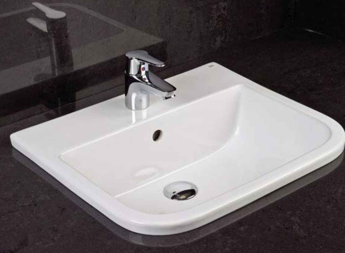 Inset vanity sink 500 mm