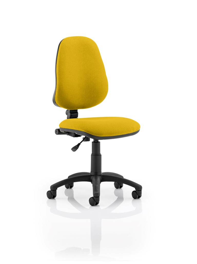 Eclipse I Lever Task Operator Chair Bespoke Colour Sunset