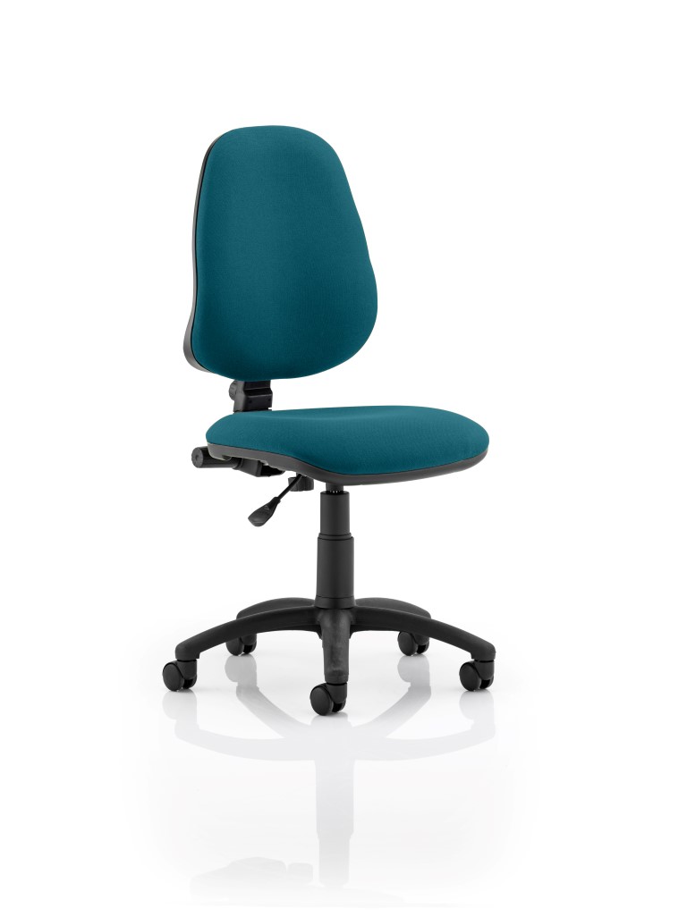 Eclipse I Lever Task Operator Chair Bespoke Colour Kingfisher