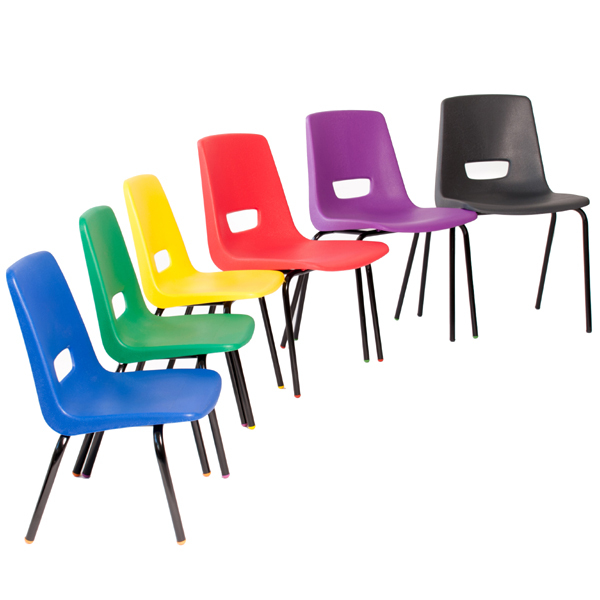KM P3 classroom chair various colours six heights 