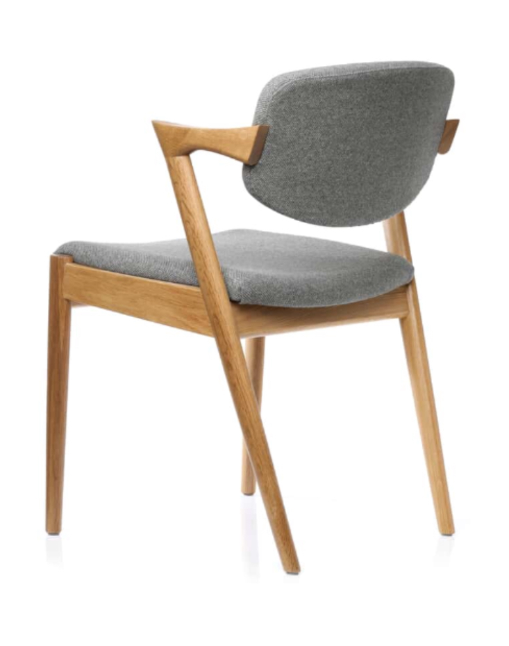 Kai Kristiansen designer replica chair in Tweed Fabric