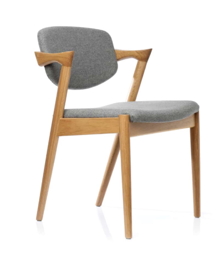 Kai Kristiansen designer replica chair in Wool Fabric