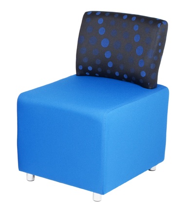 Klick stool with back  510d x 480d