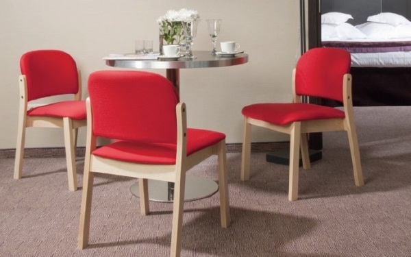 Malva beech chair express ex stock blue,red and black xtreme fabrics 