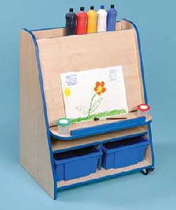 Mobile Paint Easel 700x494x1100h