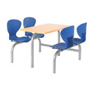 Fast food table and seating units