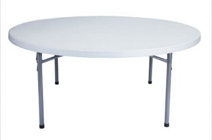 115cm Round Blow Moulded Table