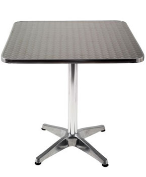  Aluminium  outdoor Square Table 700x700