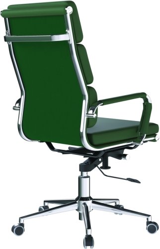  Designer Epsom  High Back Softpad Leather Office Chair Swivel Coffee Forest Green