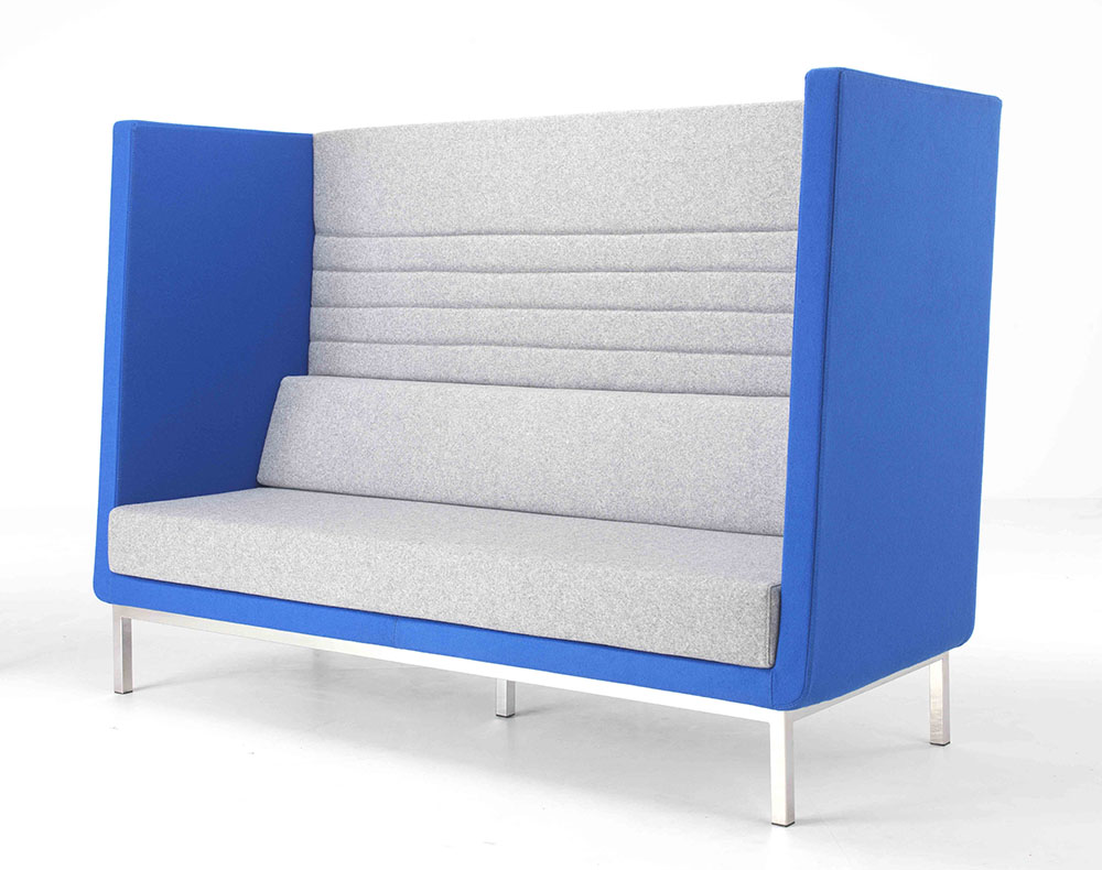 Phonic high back and sides Reception sofa with sound absorption