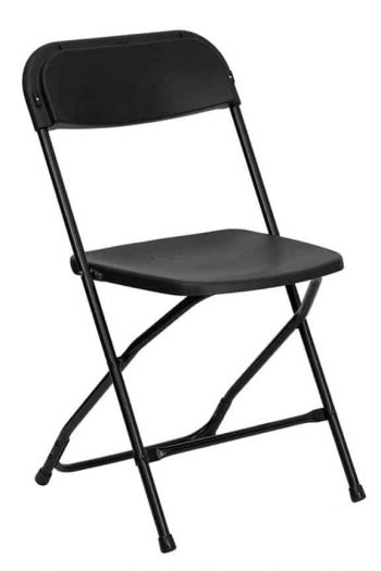 Plastic folding chair white , easy to clean 