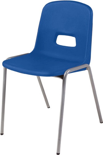 Reinspire ex Remploy 4 leg frame plastic chair 260,310,350,380,430 or 460 mm high