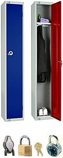 Single Door Locker 1800Hx300Wx300D Single