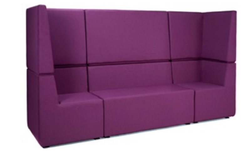 Special Booth set 4 seater with 2 corners High back 1540 h x  2760 w x 730 d