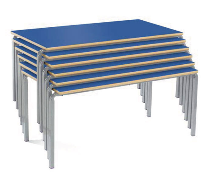 Stackable Rectangular Classroom Tables 1200x600 Crushbent