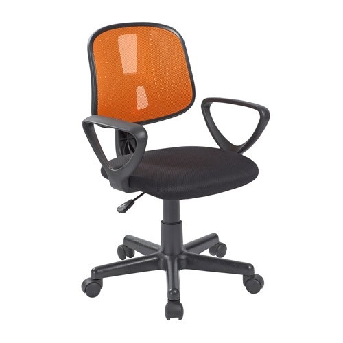 Student mesh chair orange