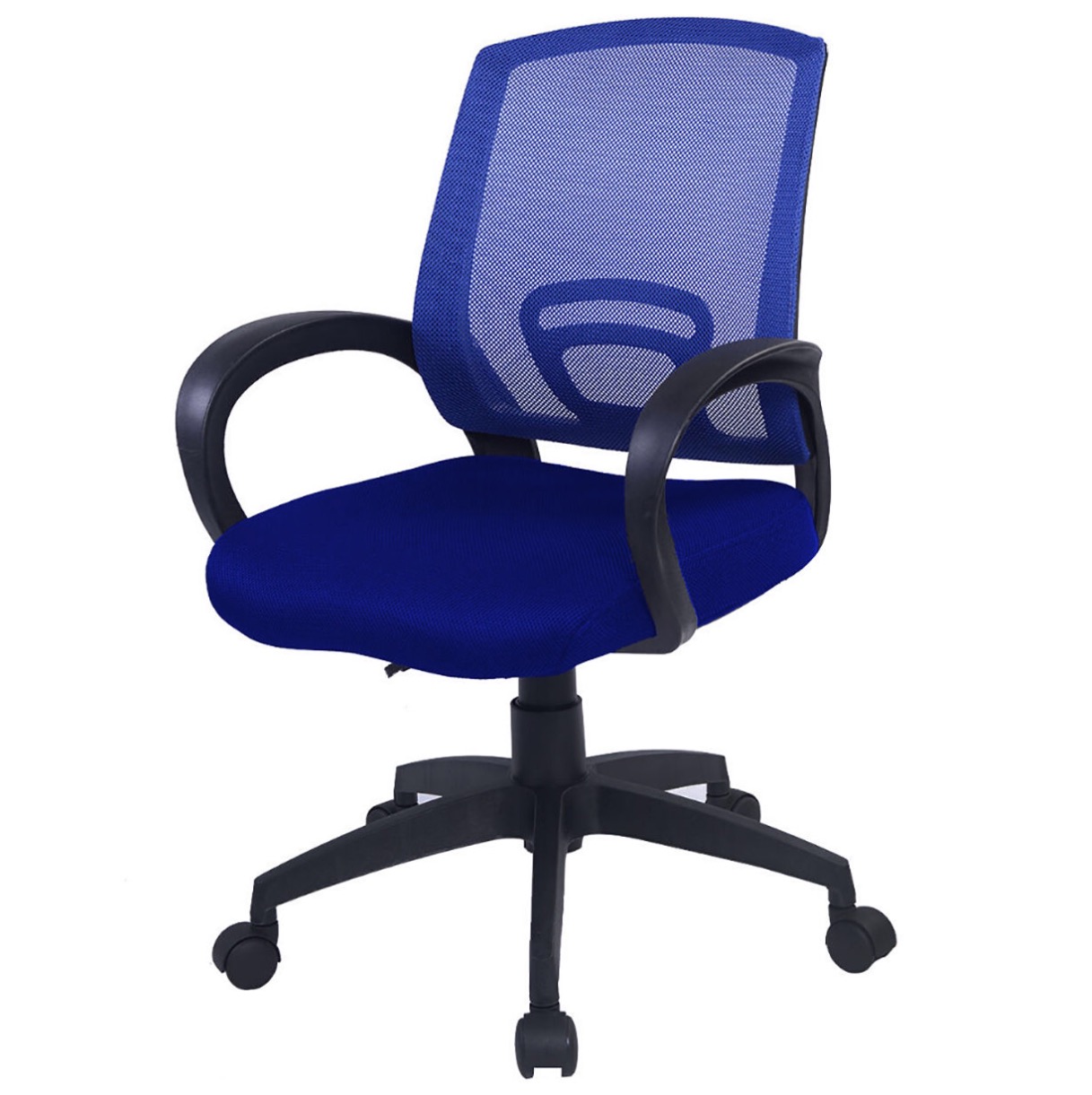 Student or Office mesh armchair  matching seat  and back colours blue